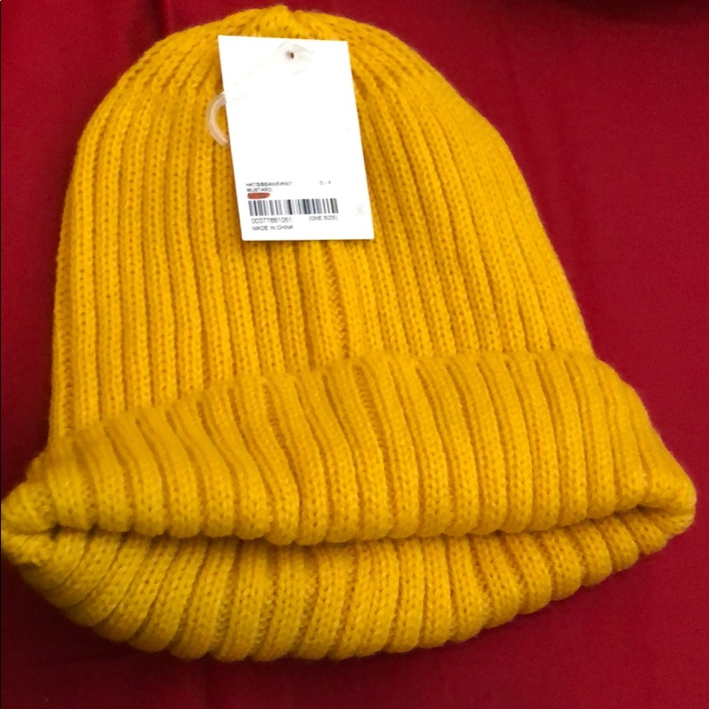 Cute yellow beanie